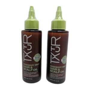 TXTUR NEW Rosemary Mint & Scalp Oil 3.88oz 2 Pack Hair Growth Care Bulk Discount